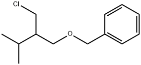 Benzene, [[2-(chloromethyl)-3-methylbutoxy]methyl]- Structural