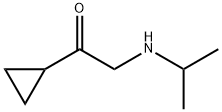 Ethanone, 1-cyclopropyl-2-[(1-methylethyl)amino]- Structural