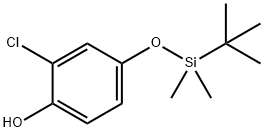 Phenol, 2-chloro-4-[[(1,1-dimethylethyl)dimethylsilyl]oxy]- Structural