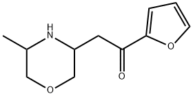 Ethanone, 1-(2-furanyl)-2-(5-methyl-3-morpholinyl)- Structural