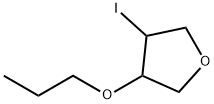 Furan, tetrahydro-3-iodo-4-propoxy- Structural