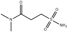 Propanamide, 3-(aminosulfonyl)-N,N-dimethyl- Structural