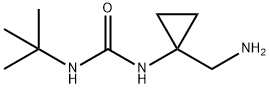 Urea, N-[1-(aminomethyl)cyclopropyl]-N'-(1,1-dimethylethyl)- Structural