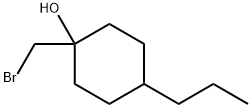 Cyclohexanol, 1-(bromomethyl)-4-propyl- Structural