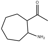 Ethanone, 1-(2-aminocycloheptyl)- Structural