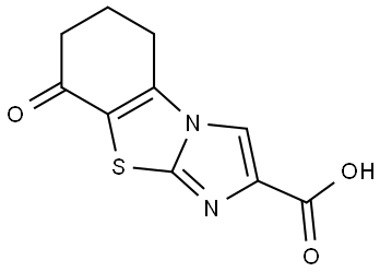 Imidazo[2,1-b]benzothiazole-2-carboxylic acid, 5,6,7,8-tetrahydro-8-oxo- Structural