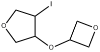 Furan, tetrahydro-3-iodo-4-(3-oxetanyloxy)- Structural