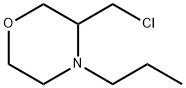 Morpholine, 3-(chloromethyl)-4-propyl- Structural