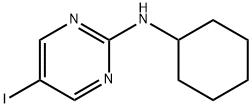 N-cyclohexyl-5-iodopyrimidin-2-amine Structural