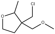 Furan, 3-(chloromethyl)tetrahydro-3-(methoxymethyl)-2-methyl- Structural