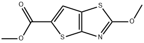 Thieno[2,3-d]thiazole-5-carboxylic acid, 2-methoxy-, methyl ester Structural