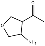 Ethanone, 1-(4-aminotetrahydro-3-furanyl)- Structural