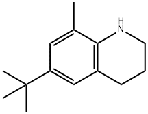 Quinoline, 6-(1,1-dimethylethyl)-1,2,3,4-tetrahydro-8-methyl- Structural
