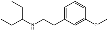 Benzeneethanamine, N-(1-ethylpropyl)-3-methoxy- Structural