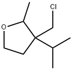 Furan, 3-(chloromethyl)tetrahydro-2-methyl-3-(1-methylethyl)- Structural