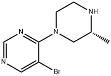 Pyrimidine, 5-bromo-4-[(3R)-3-methyl-1-piperazinyl]-