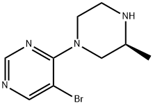 Pyrimidine, 5-bromo-4-[(3S)-3-methyl-1-piperazinyl]-