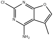 Furo[2,3-d]pyrimidin-4-amine, 2-chloro-5-methyl- Structural