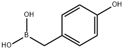 Boronic acid, B-[(4-hydroxyphenyl)methyl]- Structural