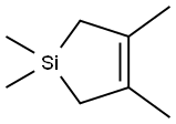 Silacyclopent-3-ene, 1,1,3,4-tetramethyl- Structural