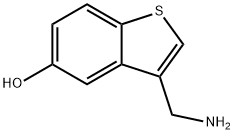 Benzo[b]thiophene-5-ol, 3-(aminomethyl)- Structural