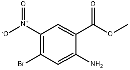 Benzoic acid, 2-amino-4-bromo-5-nitro-, methyl ester Structural
