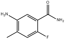 Benzamide, 5-amino-2-fluoro-4-methyl- Structural