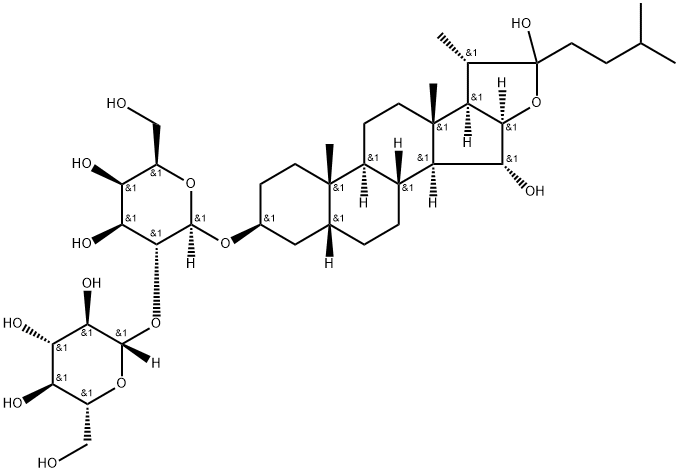 Anemarrhenasaponin-I Structural