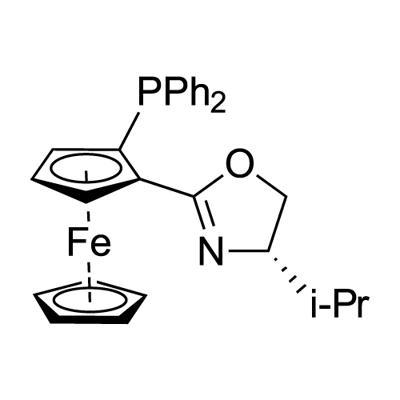 (S,S)-[2-(4'-i-Propyloxazolin-2'-yl)ferrocenyldiphenylphosphine, min. 97% Structural