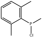 Phosphinous chloride, P-(2,6-dimethylphenyl)-P-methyl- Structural