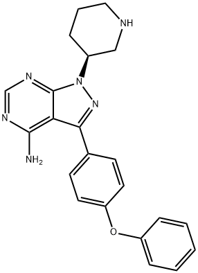 (S)-3-(4-phenoxyphenyl)-1-(piperidin-3-yl) Structural