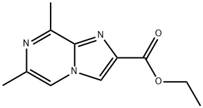 Imidazo[1,2-a]pyrazine-2-carboxylic acid, 6,8-dimethyl-, ethyl ester Structural