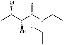 Phosphonic acid, P-[(1S,2S)-1,2-dihydroxypropyl]-, diethyl ester Structural