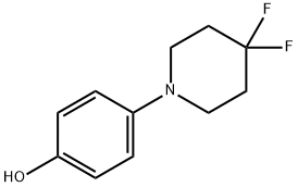 Phenol, 4-(4,4-difluoro-1-piperidinyl)- Structural