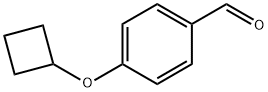 Benzaldehyde, 4-(cyclobutyloxy)- Structural
