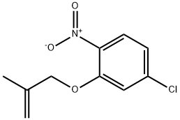 Benzene, 4-chloro-2-[(2-methyl-2-propen-1-yl)oxy]-1-nitro- Structural