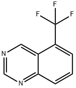 Quinazoline, 5-(trifluoromethyl)- Structural