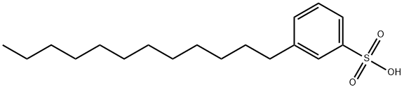 Benzenesulfonic acid, 3-dodecyl- Structural