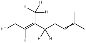 Geraniol-D6 (Major) Structural