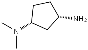 rel-(1R,3S)-N1,N1-Dimethyl-1,3-cyclopentanediamine Structural