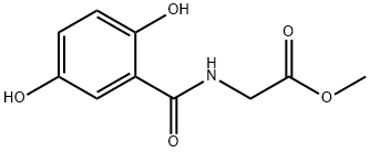 Glycine, N-(2,5-dihydroxybenzoyl)-, methyl ester Structural