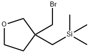 Furan, 3-(bromomethyl)tetrahydro-3-[(trimethylsilyl)methyl]- Structural