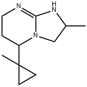 Imidazo[1,2-a]pyrimidine, 1,2,3,5,6,7-hexahydro-2-methyl-5-(1-methylcyclopropyl)- Structural