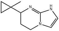 Imidazo[1,2-a]pyrimidine, 1,5,6,7-tetrahydro-7-(1-methylcyclopropyl)- Structural