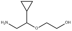 Ethanol, 2-(2-amino-1-cyclopropylethoxy)- Structural