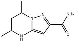 Pyrazolo[1,5-a]pyrimidine-2-carboxamide, 4,5,6,7-tetrahydro-5,7-dimethyl- Structural