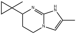Imidazo[1,2-a]pyrimidine, 1,5,6,7-tetrahydro-2-methyl-7-(1-methylcyclopropyl)- Structural