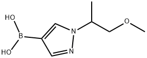 Boronic acid, B-[1-(2-methoxy-1-methylethyl)-1H-pyrazol-4-yl]- Structural