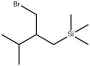 Silane, [2-(bromomethyl)-3-methylbutyl]trimethyl- Structural