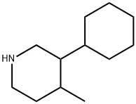 Piperidine, 3-cyclohexyl-4-methyl- Structural